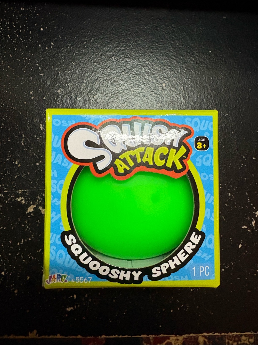 Squooshy Sphere Kids Toy - Neon Green